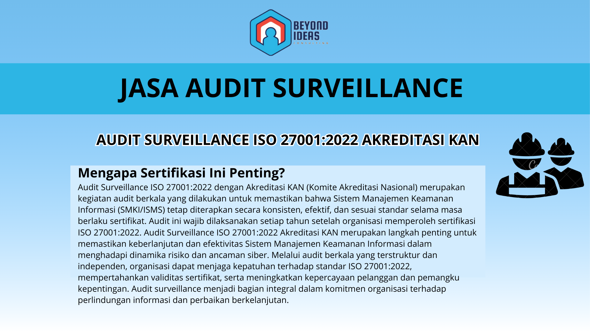 AUDIT SURVEILLANCE ISO 27001:2022 Akreditasi KAN