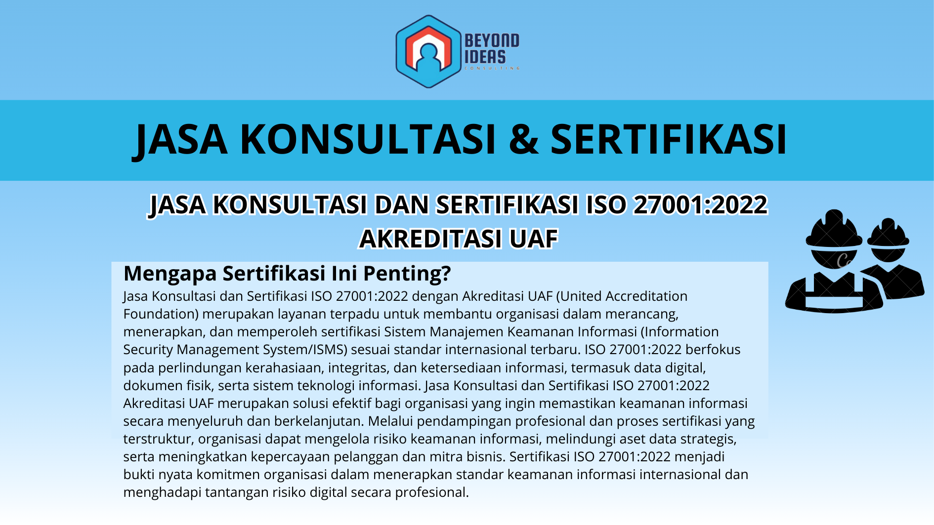 Jasa Konsultasi dan Sertifikasi ISO 27001:2022 Akreditasi UAF