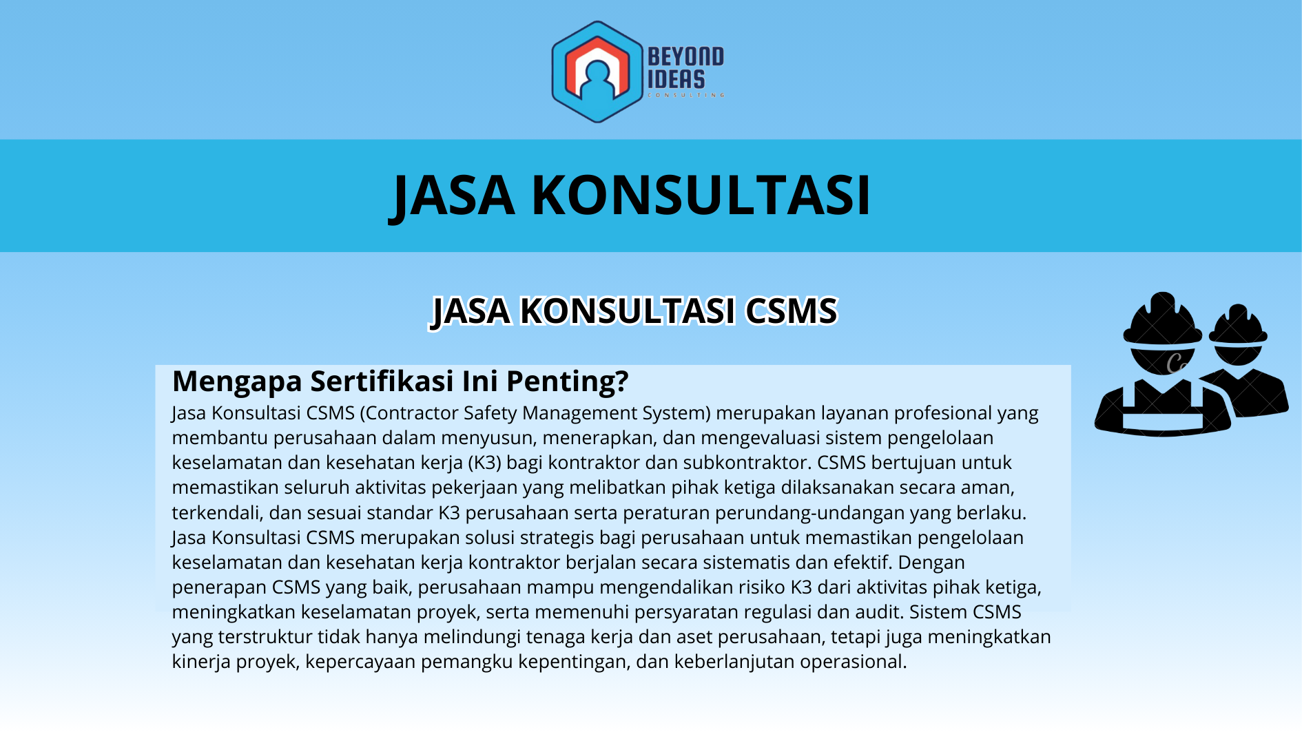 Jasa Konsultasi CSMS