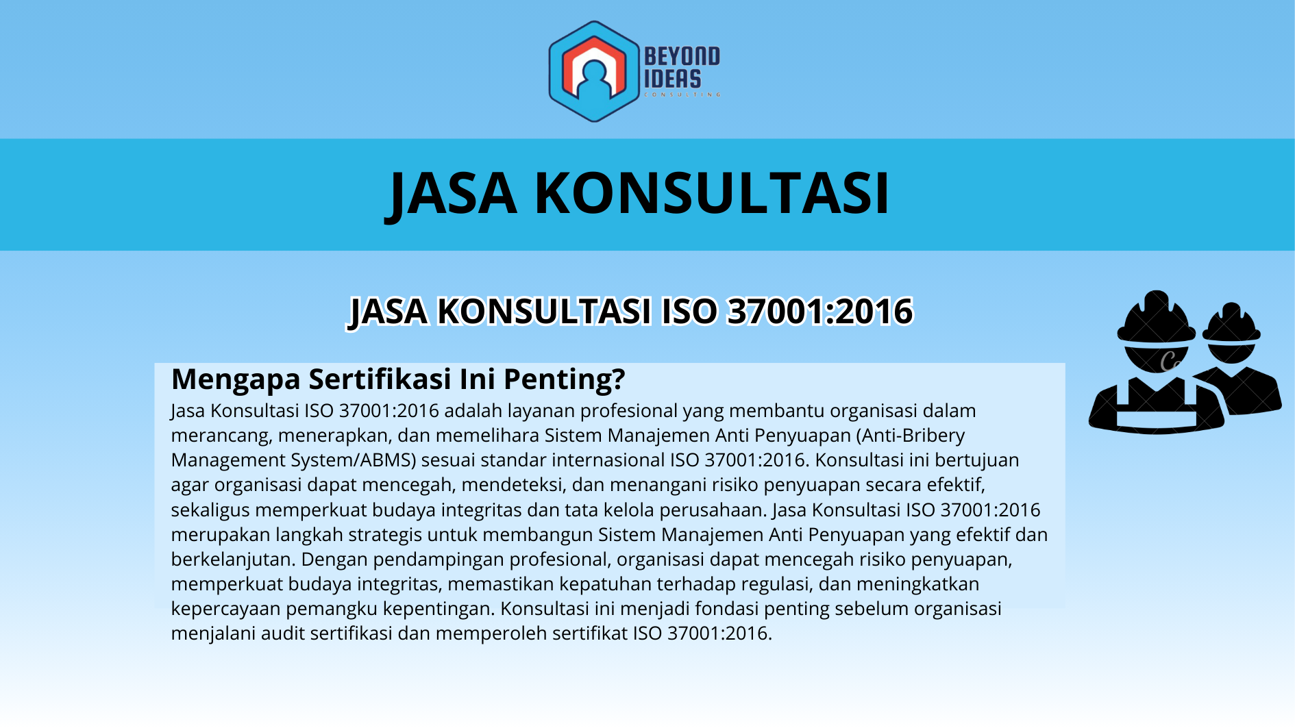 Jasa Konsultasi ISO 37001:2016