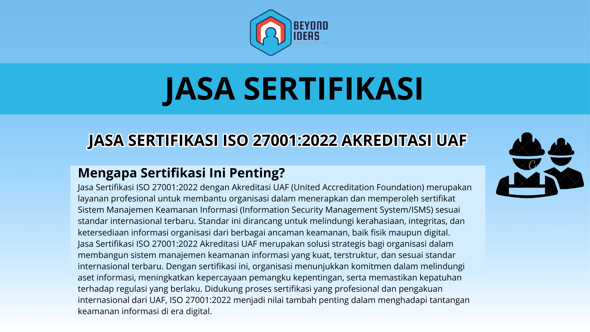 Jasa Sertifikasi ISO 27001:2022 Akreditasi UAF