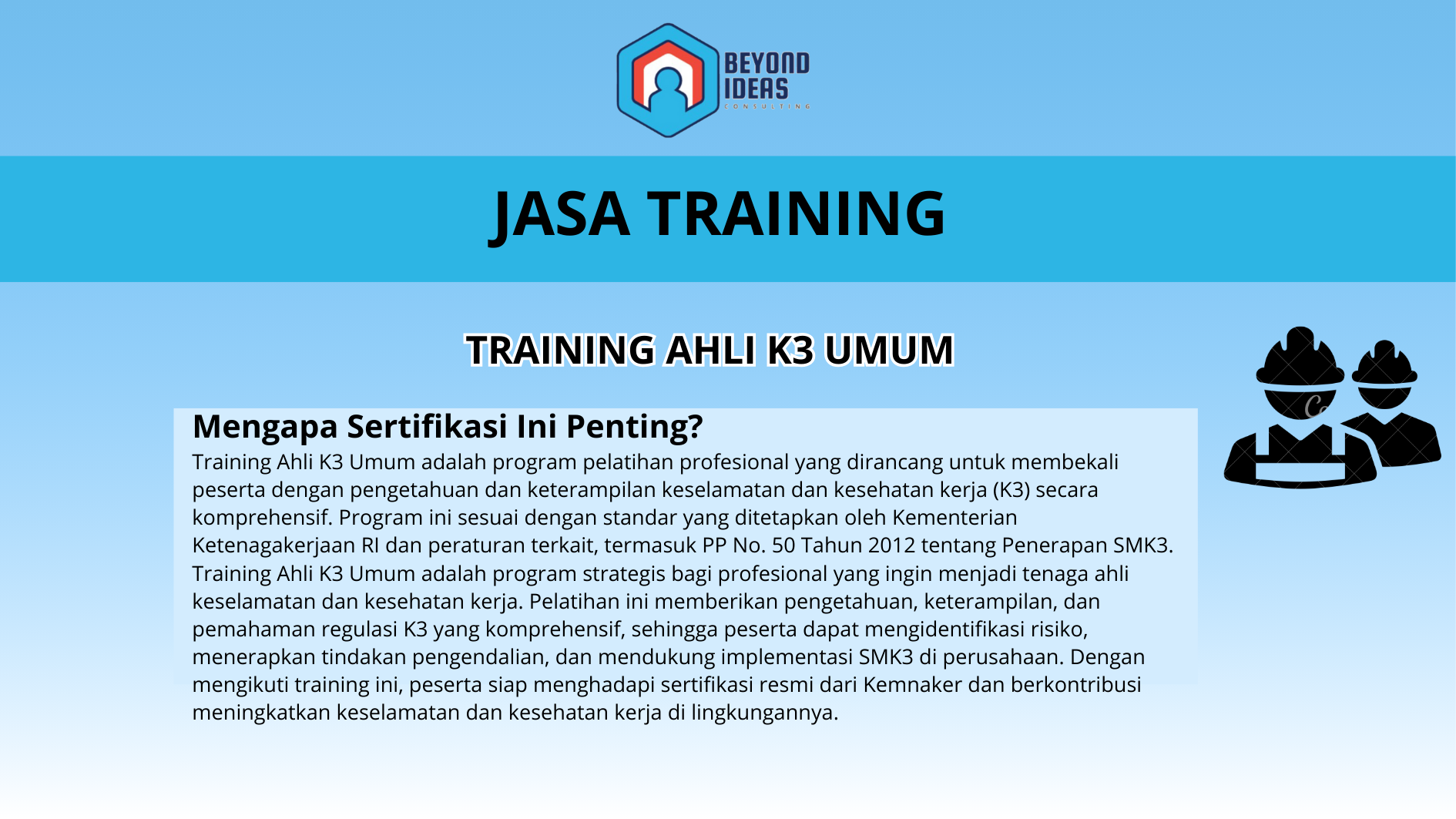 training ahli K3 Umum