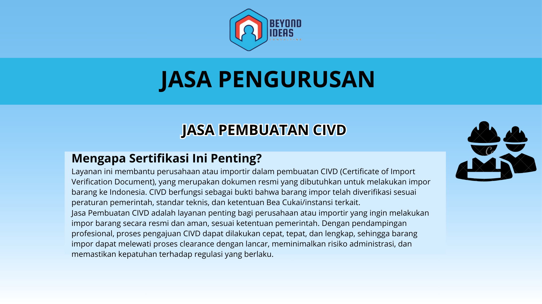 Jasa pembuatan CIVD