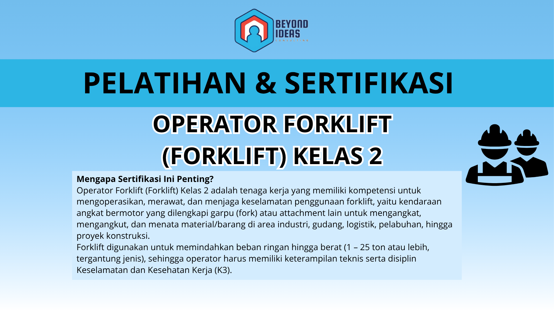 Operator Forklift (Forklift) kelas 2