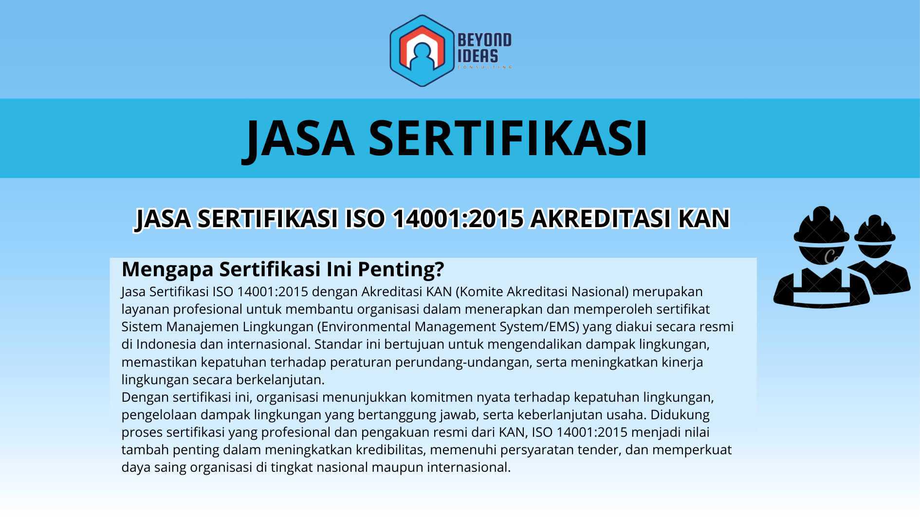 Jasa Sertifikasi ISO 14001:2015 Akreditasi KAN