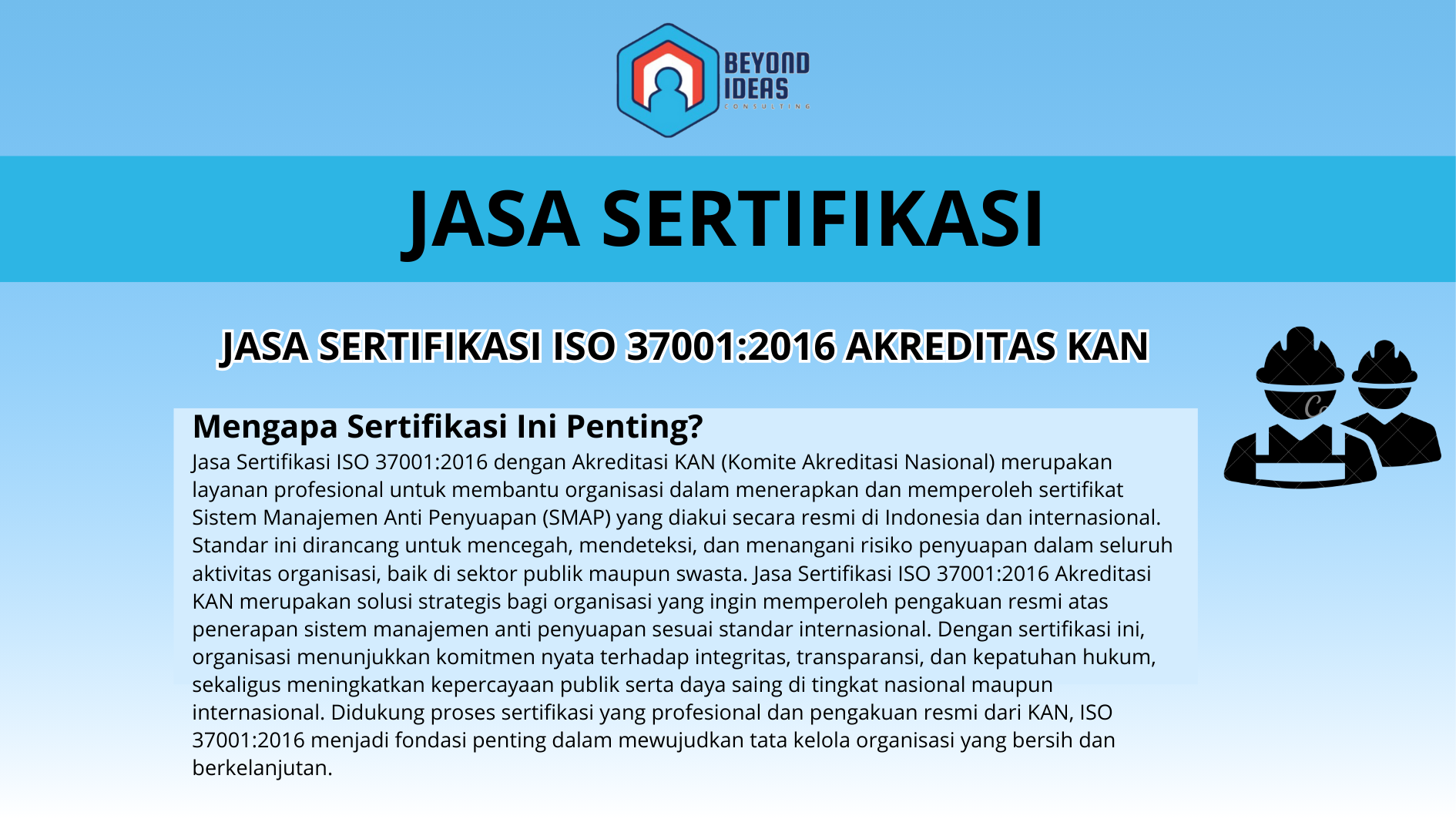 Jasa Sertifikasi ISO 37001:2016 Akreditas KAN