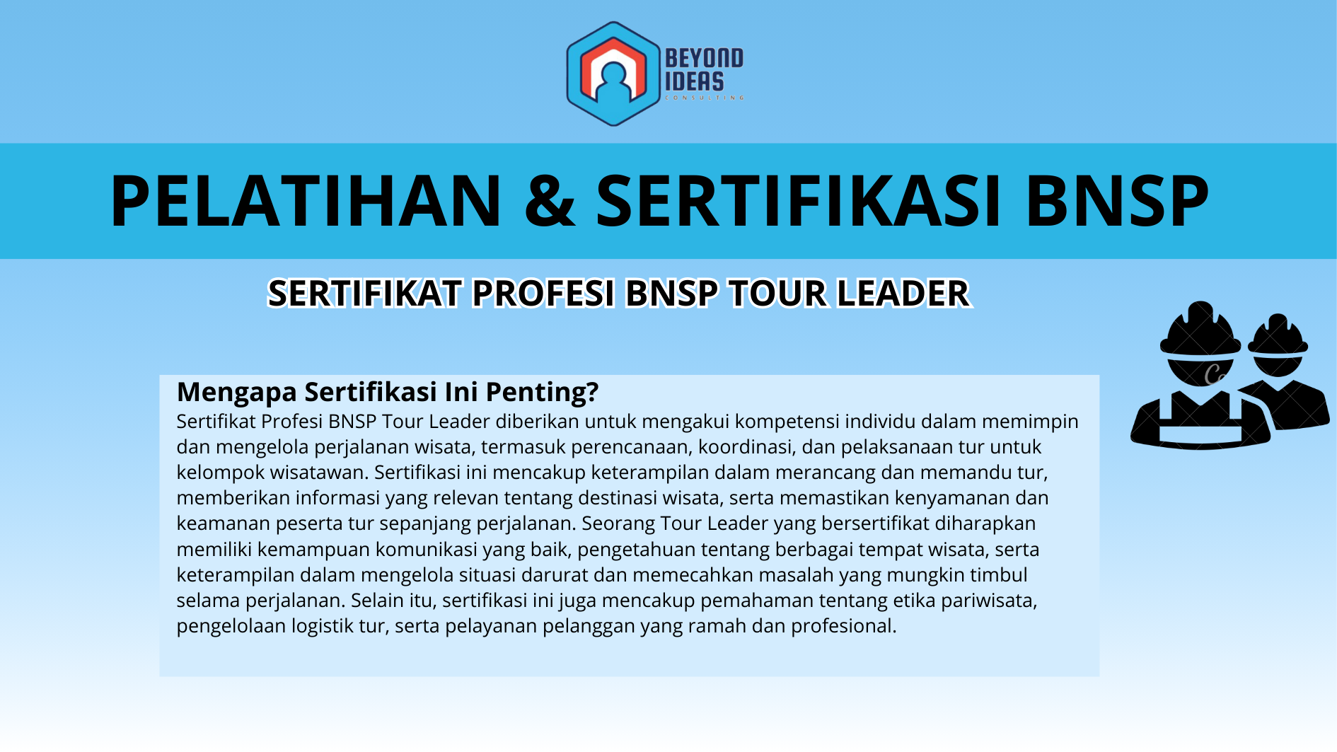 Sertifikat Profesi BNSP Tour Leader