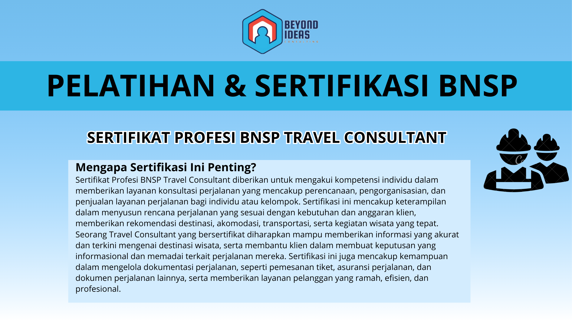 Sertifikat Profesi BNSP Travel Consultant
