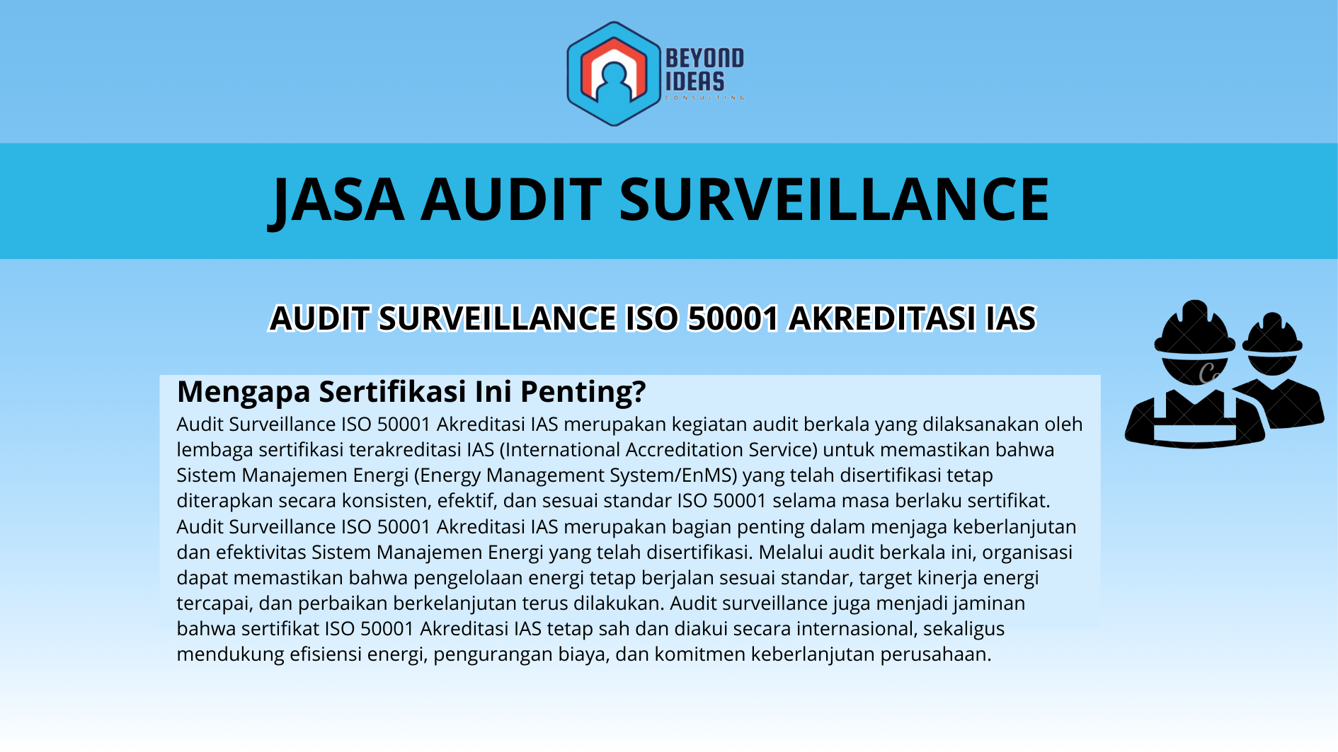 AUDIT SURVEILLANCE ISO 50001 Akreditasi IAS