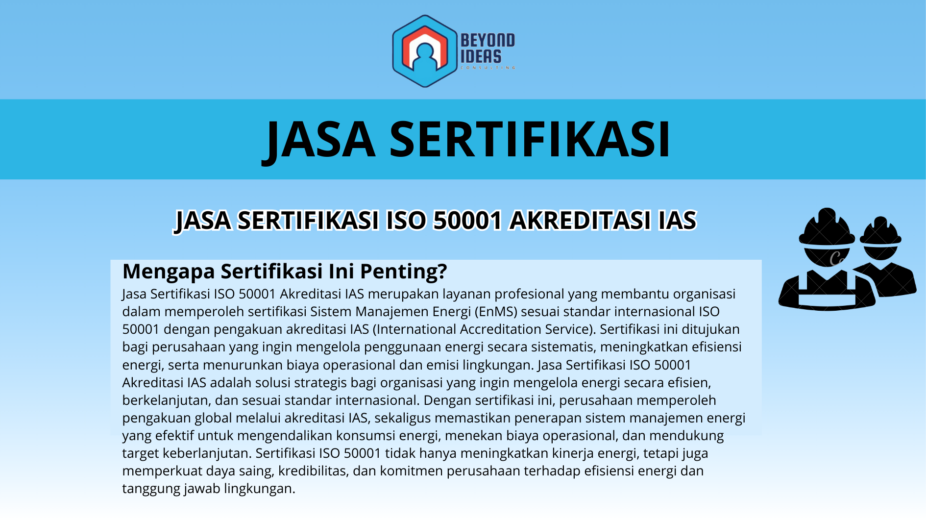 Jasa Sertifikasi ISO 50001 Akreditasi IAS