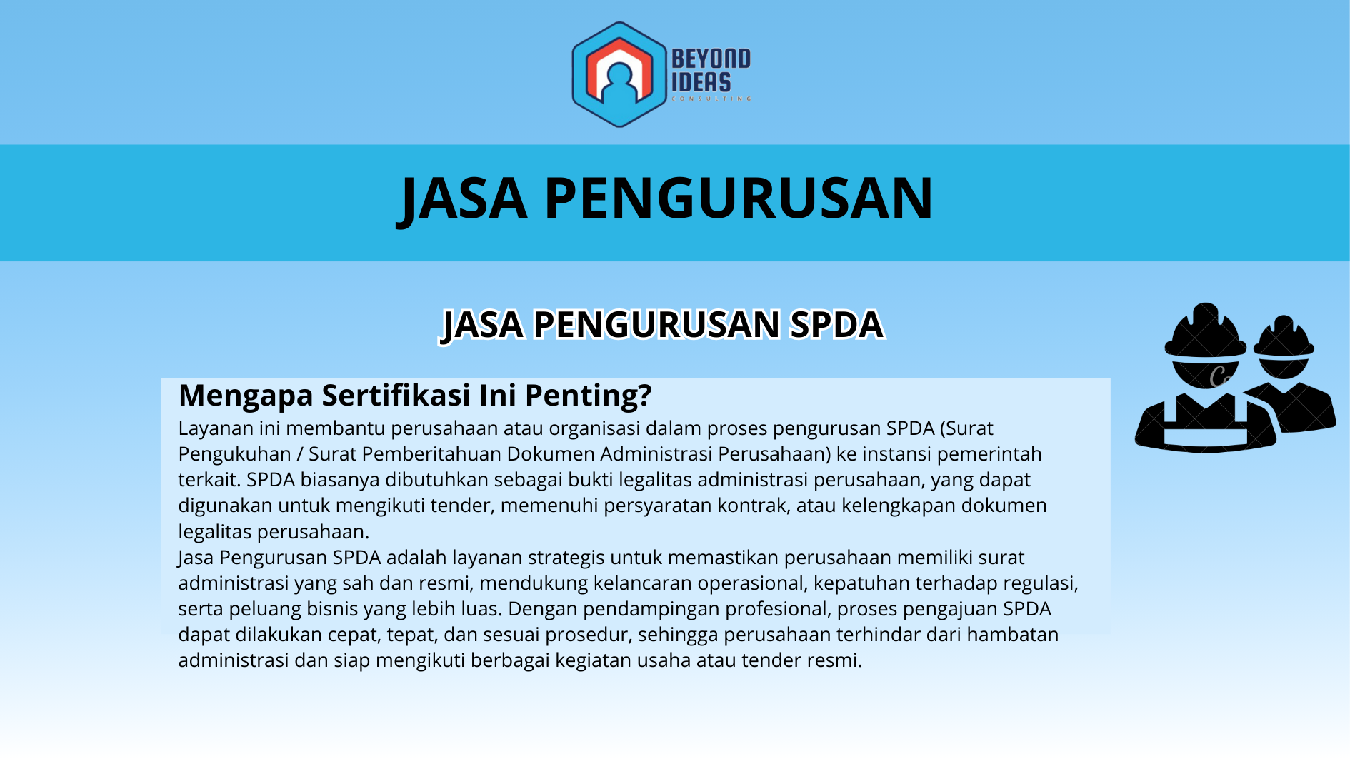 Jasa pengurusan SPDA